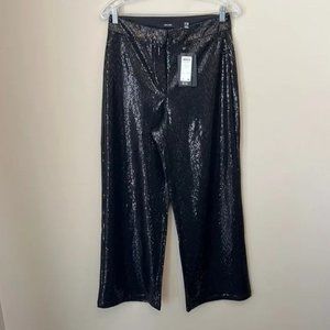 Vero Moda Lexi High Waisted Sequins Wide Leg Pants Size M/30